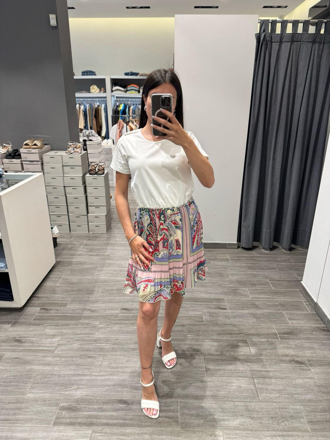 Abito con stampa foulard LIU JO