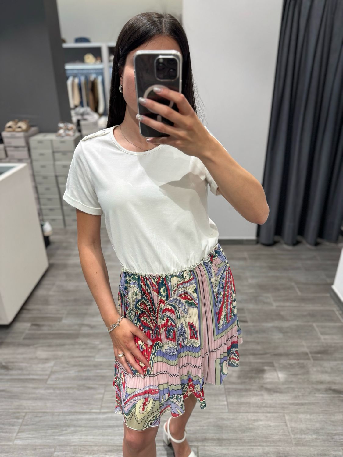 Abito con stampa foulard LIU JO