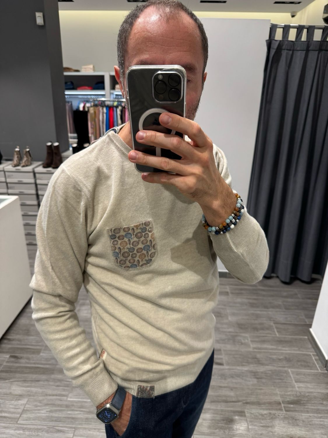Maglia con taschino BOB