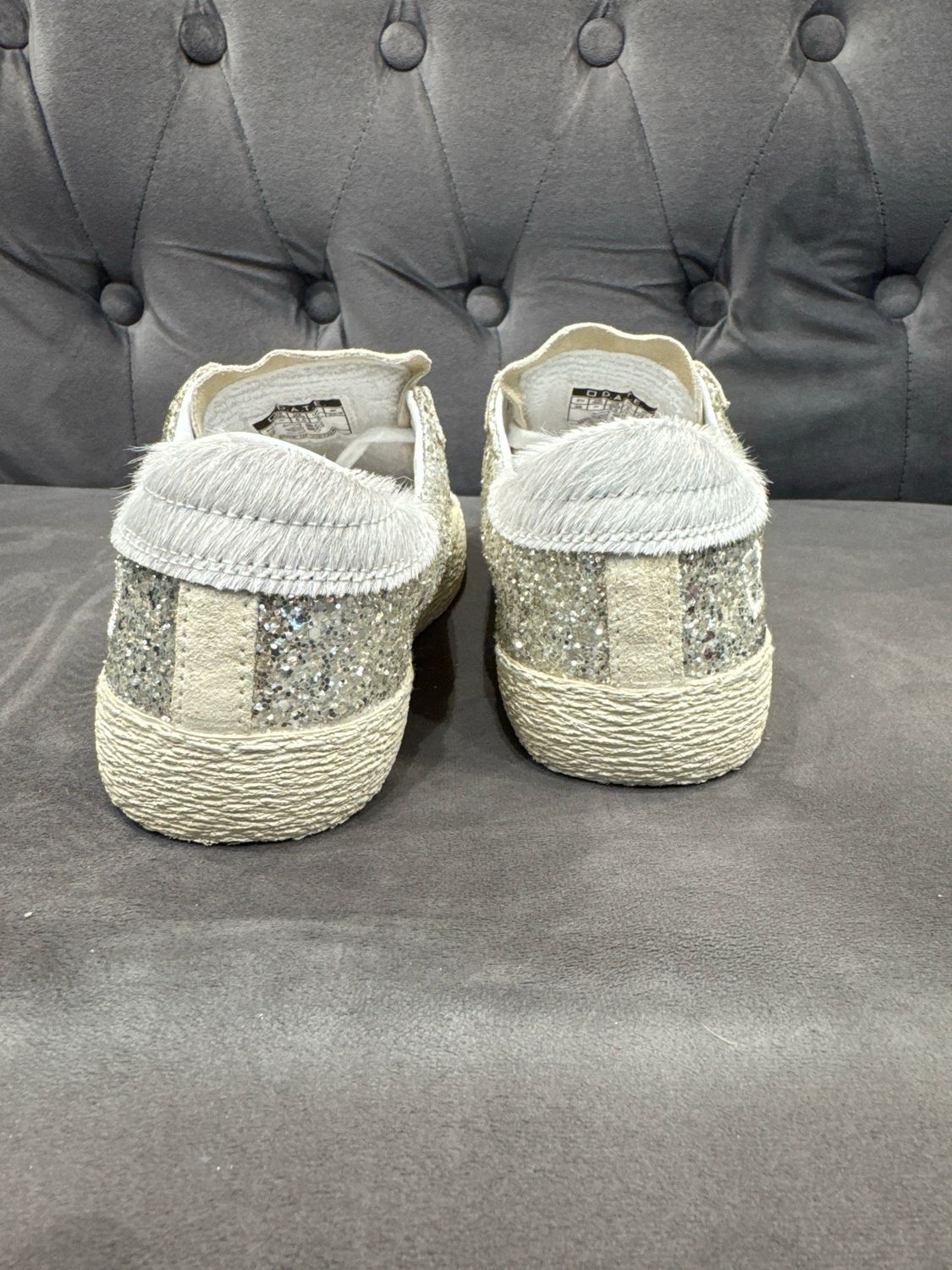 DATE Hill Low glitter-platinum