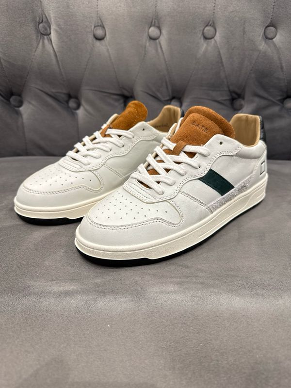 DATE Court 2.0 vintage-white-cuoio