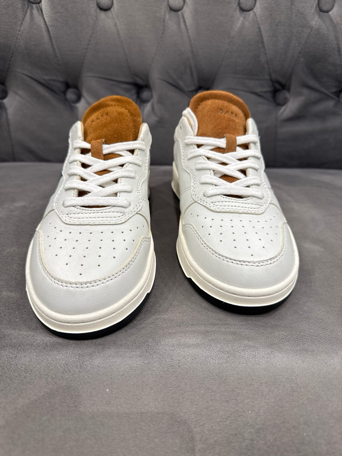 DATE Court 2.0 vintage-white-cuoio