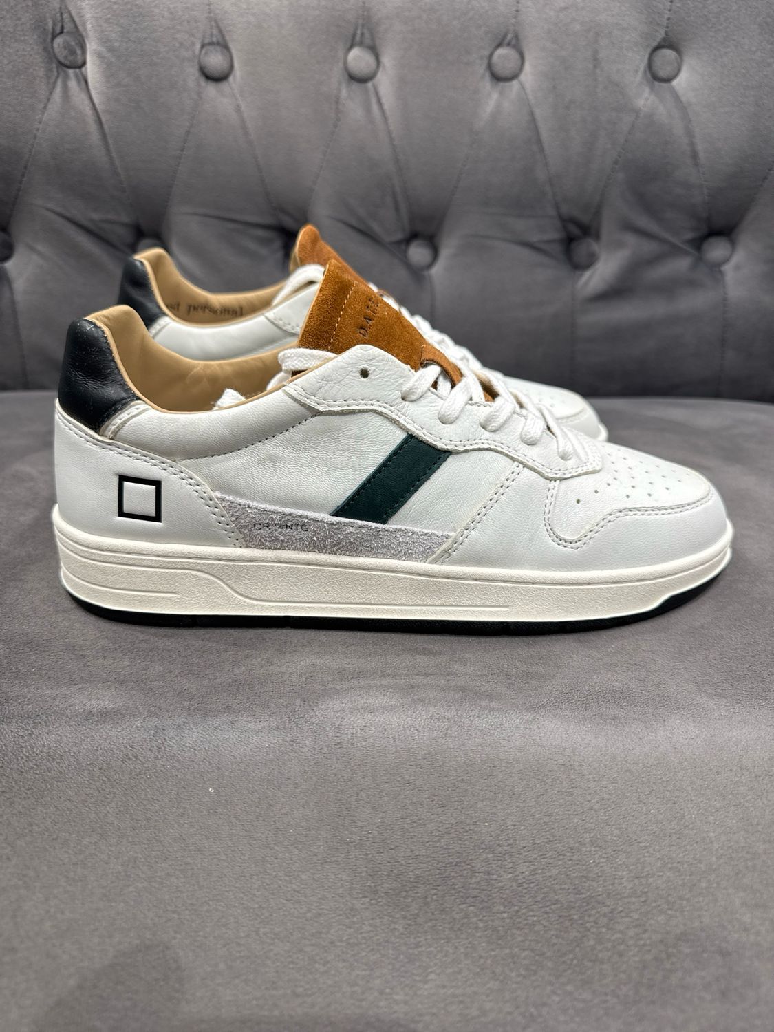 DATE Court 2.0 vintage-white-cuoio