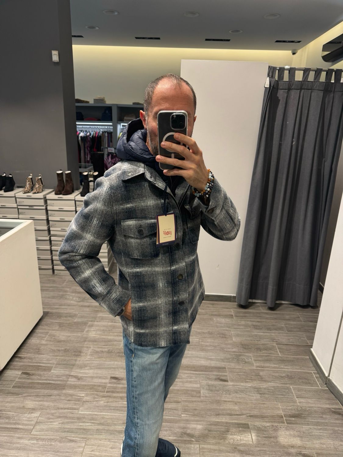Overrshirt con paravento BOB