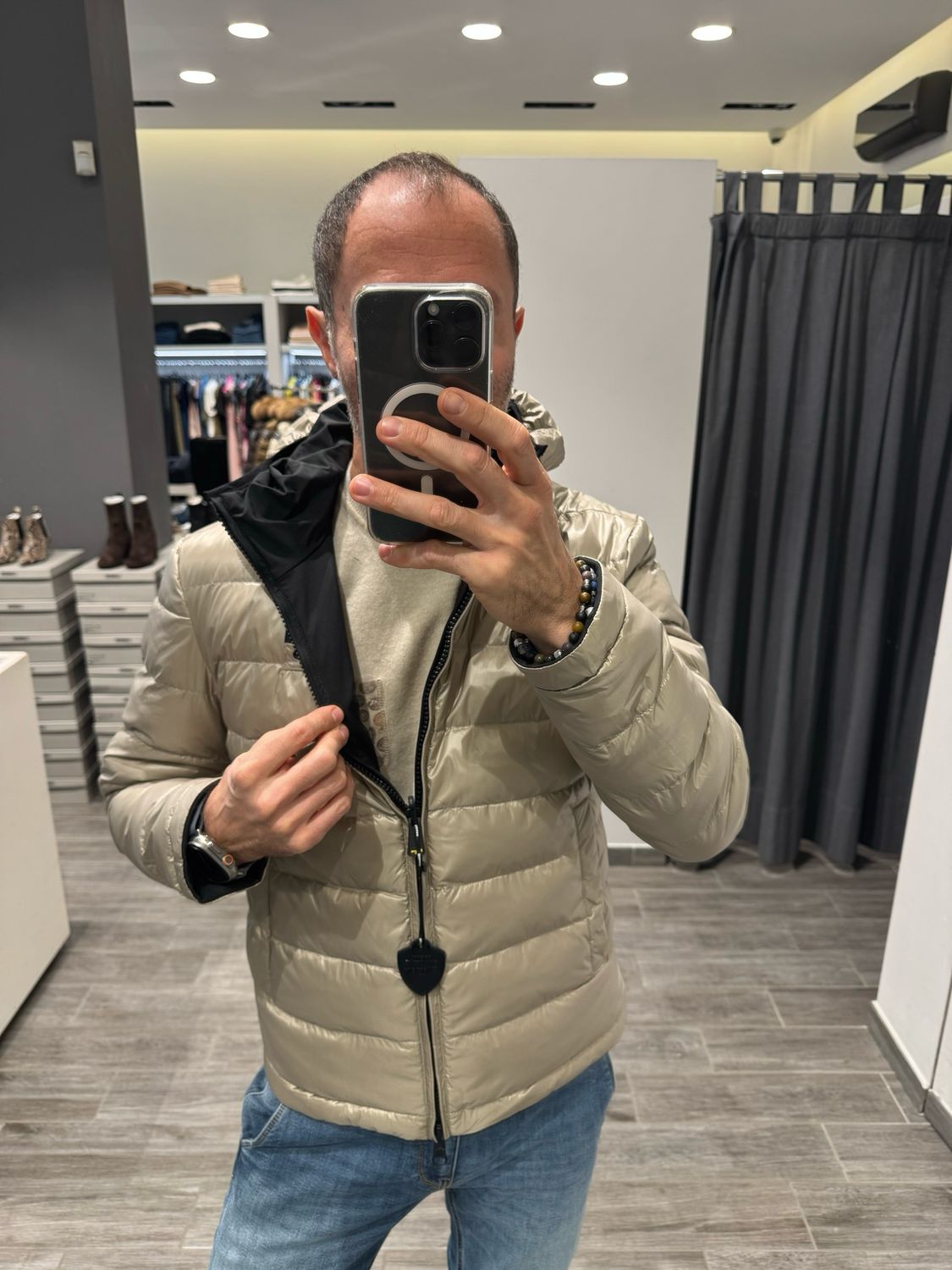 PIUMINO BLAUER REVERSIBILE NYLON NOPRENE BALLARD