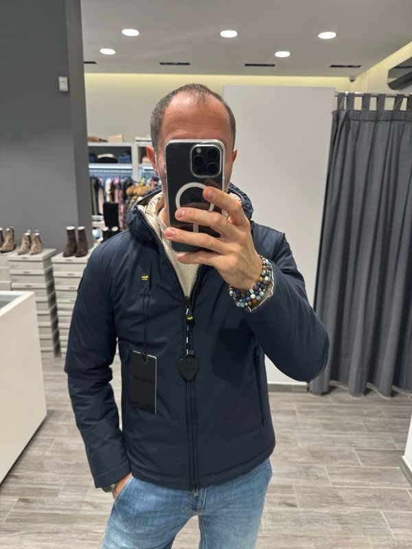 PIUMINO BLAUER REVERSIBILE NYLON NOPRENE BALLARD
