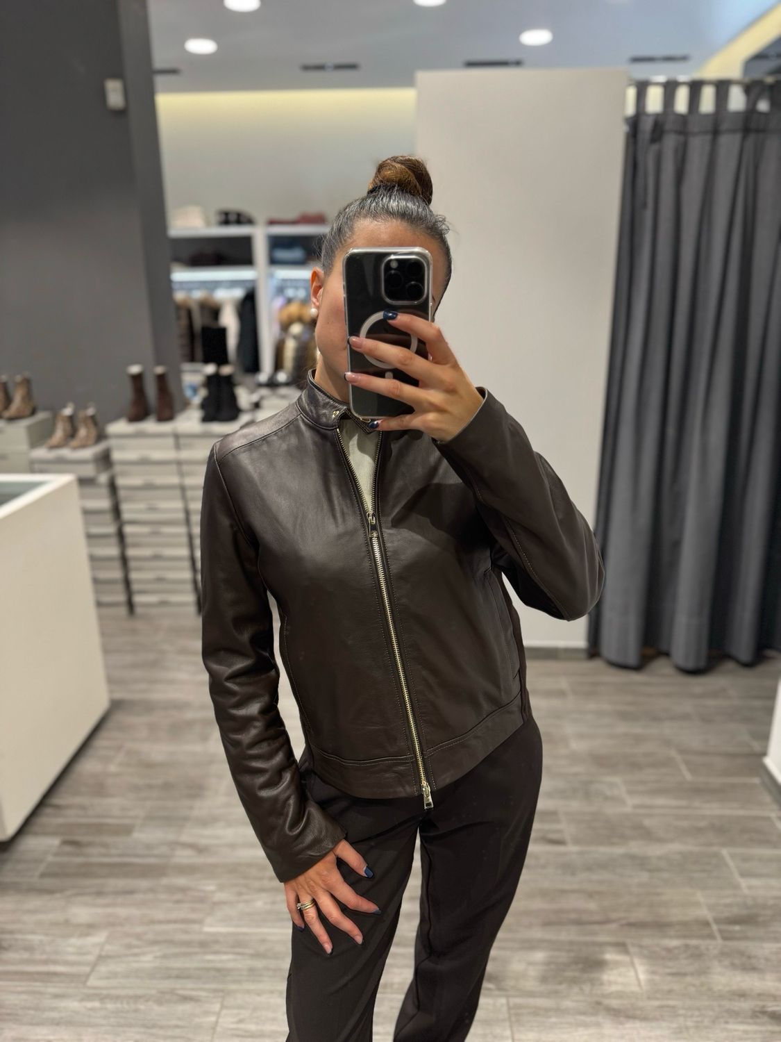 Giubbino in pelle KAOS