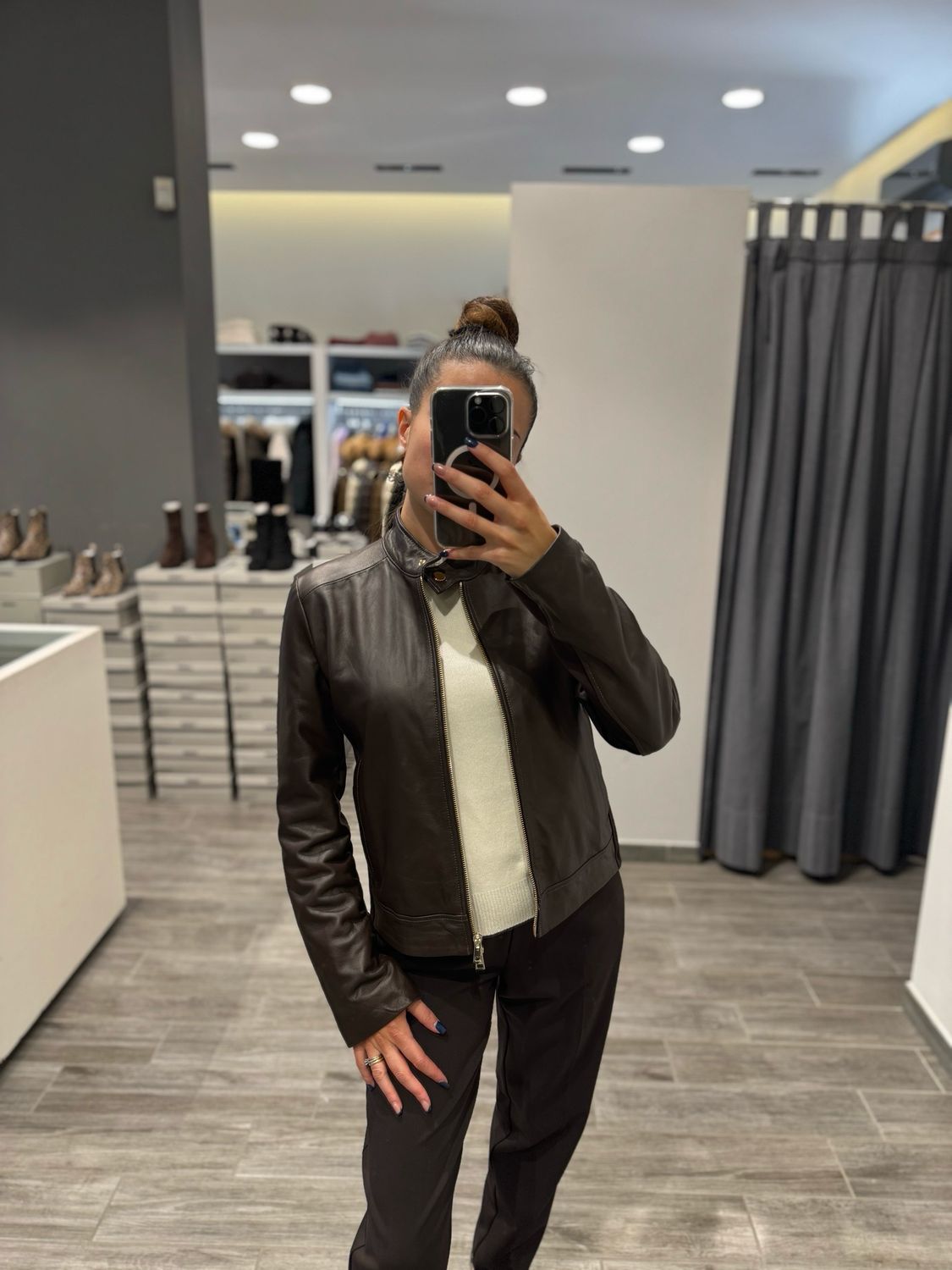 Giubbino in pelle KAOS