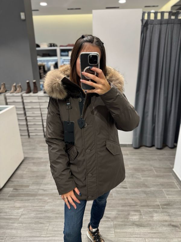 PARKA BLAUER IN NEOPRENE