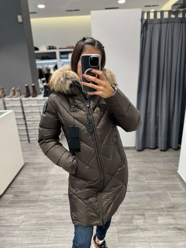 PIUMINO LUNGO BLAUER A LINEE GEOMETRICHE ALTHEA