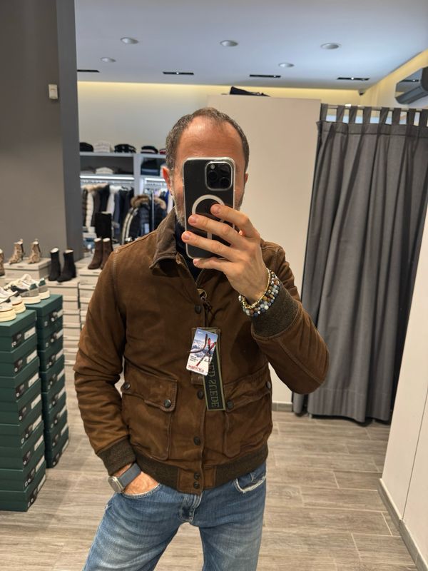 Giaccone in camoscio The Jack