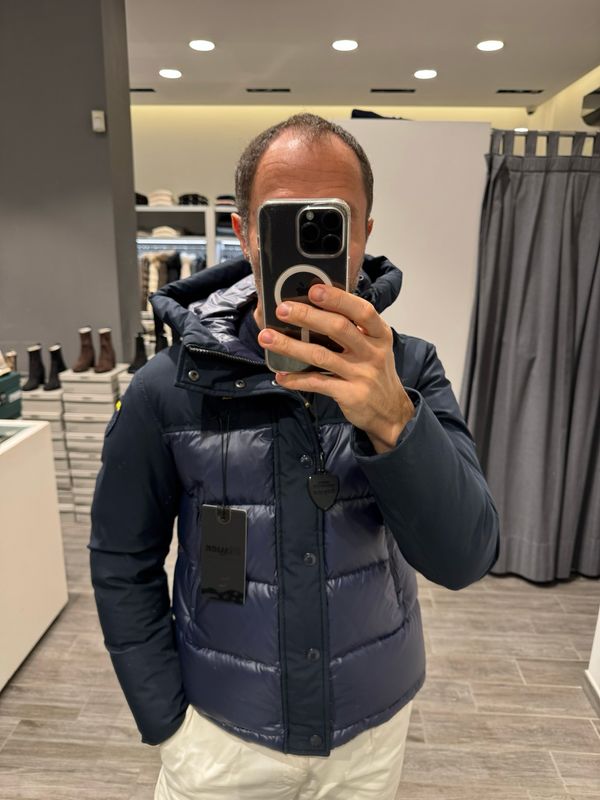 PIUMINO BLAUER NYLON E NEOPRENE BROOK
