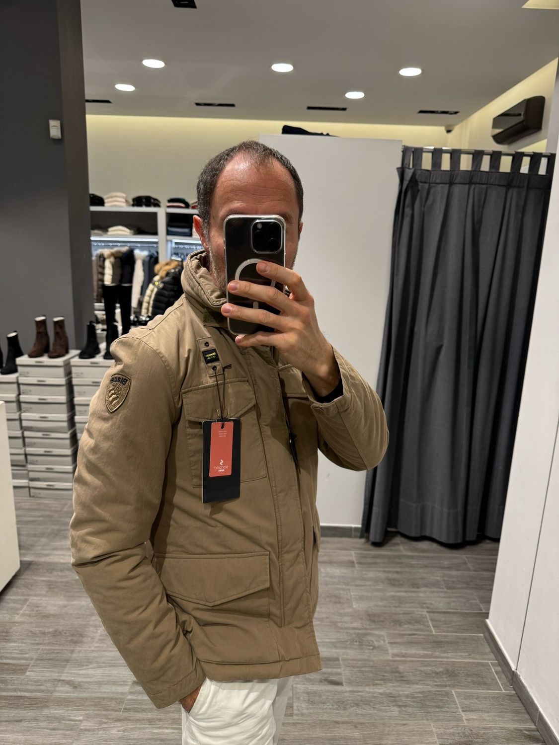 FIELD JACKET BLAUER IMBOTTITA NORTON