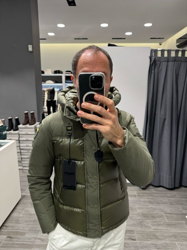 PIUMINO BLAUER NYLON E NEOPRENE BROOK