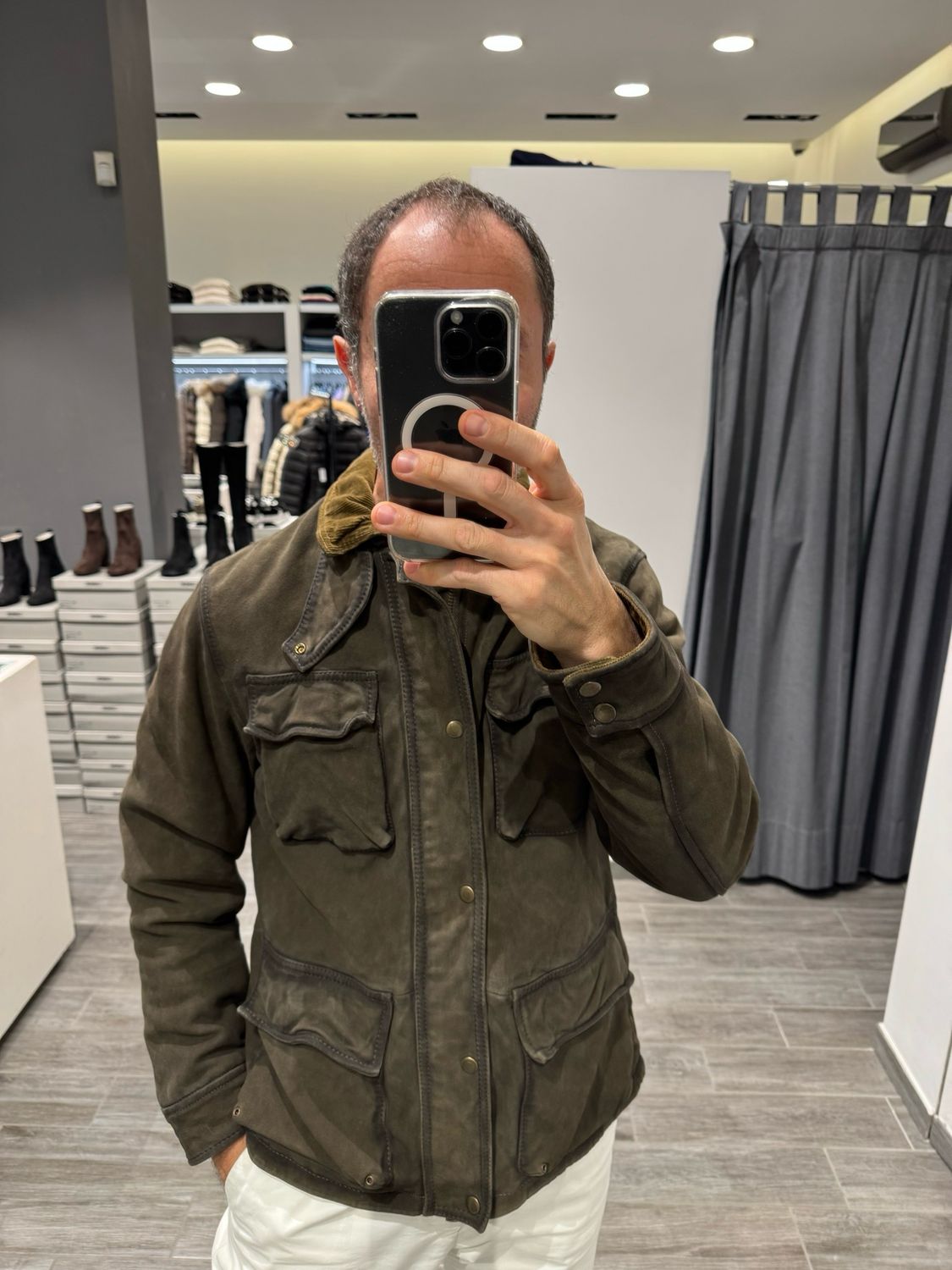 Giaccone in camoscio The Jack