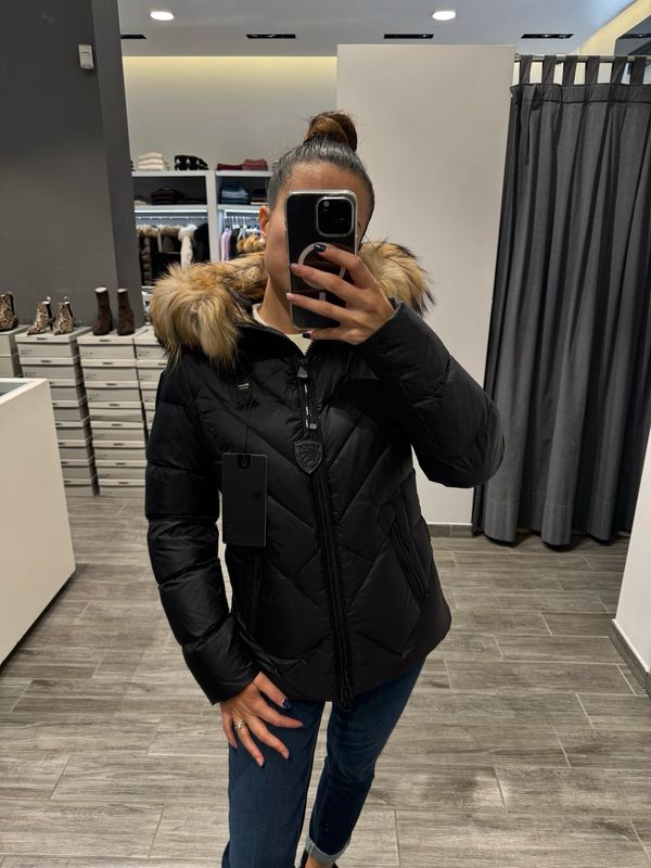 PIUMINO BLAUER A LINEE GEOMETRICHE ALICIA