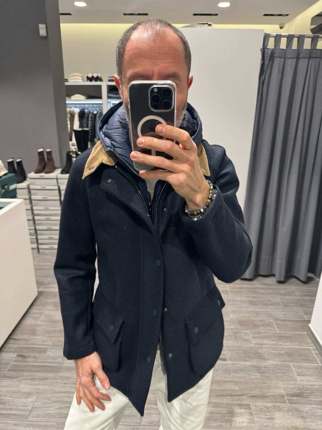 Giaccone con paravento staccabile BOB