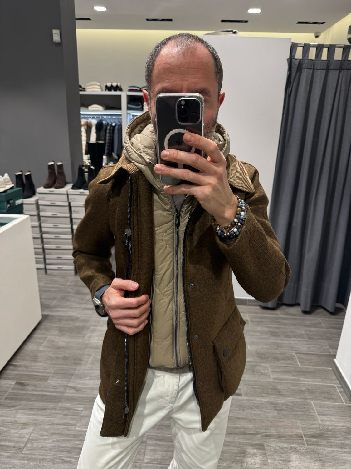 Giaccone con paravento staccabile BOB