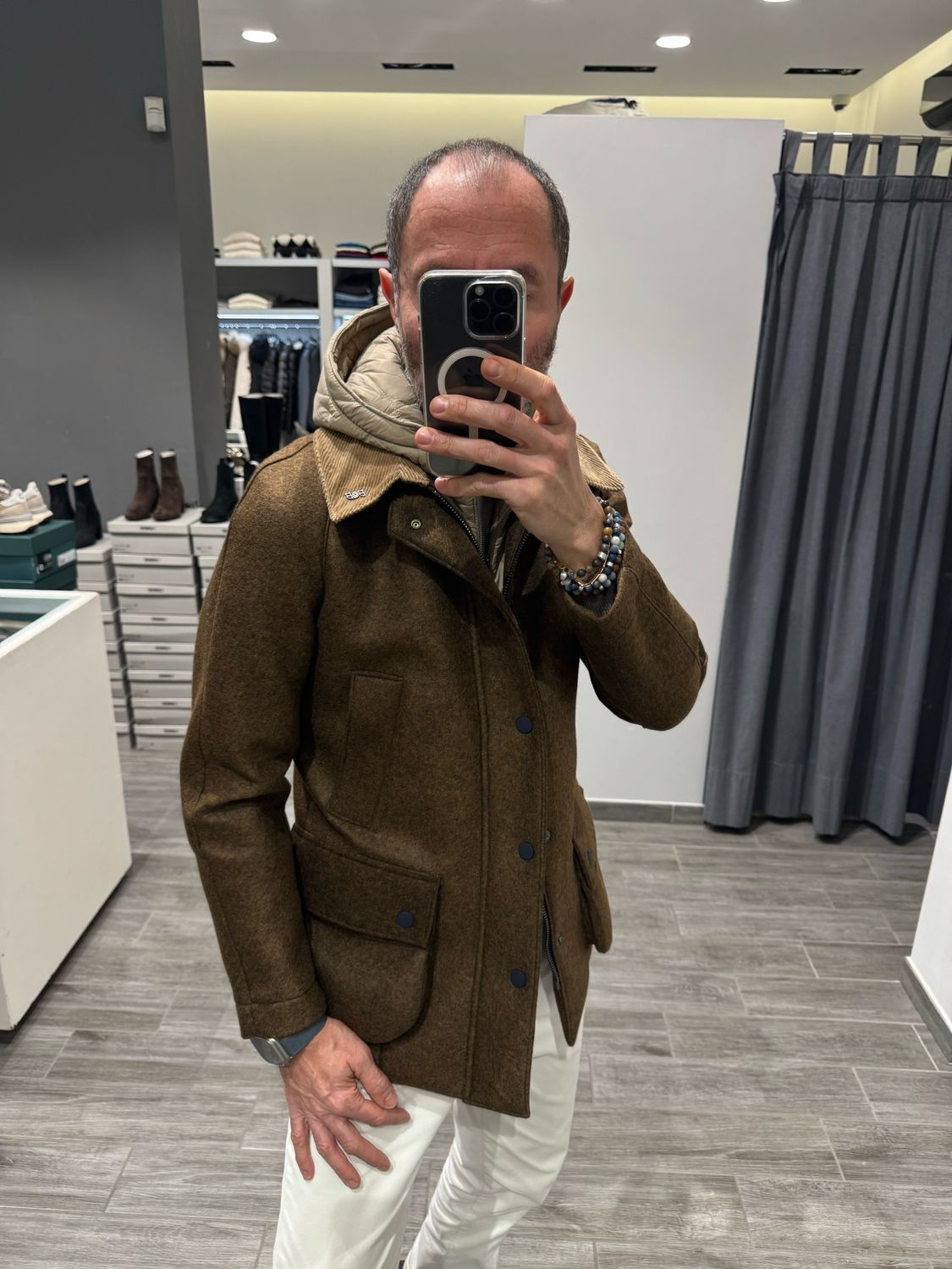 Giaccone con paravento staccabile BOB