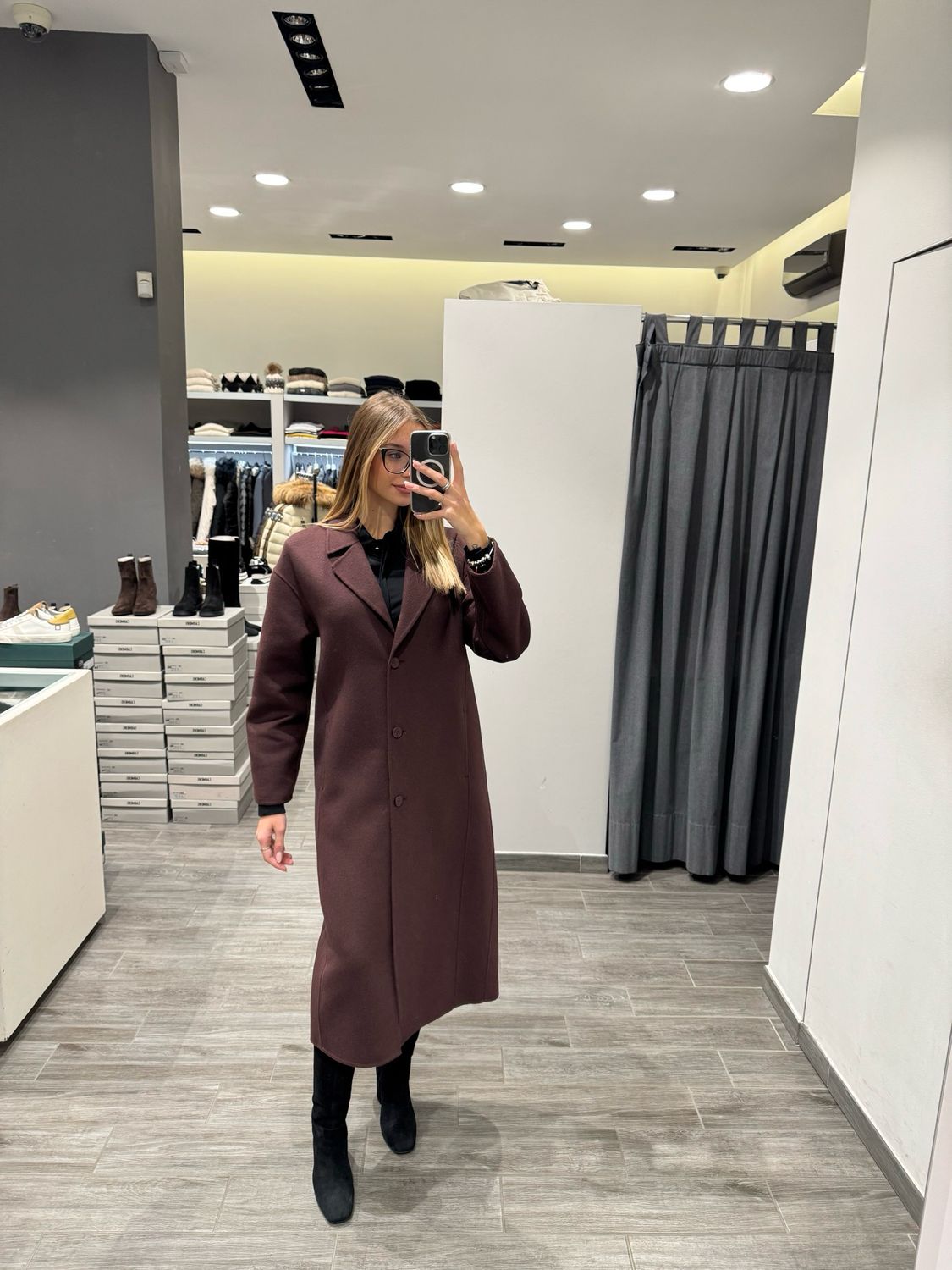 Cappotto misto lana Kaos