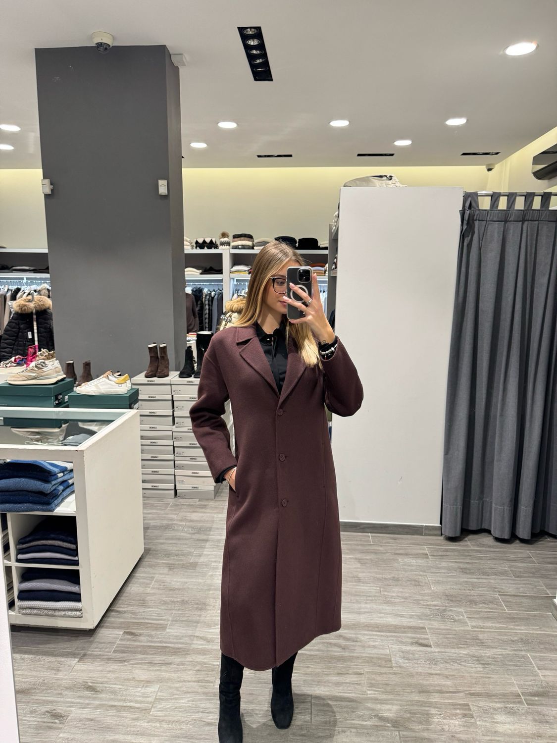 Cappotto misto lana Kaos