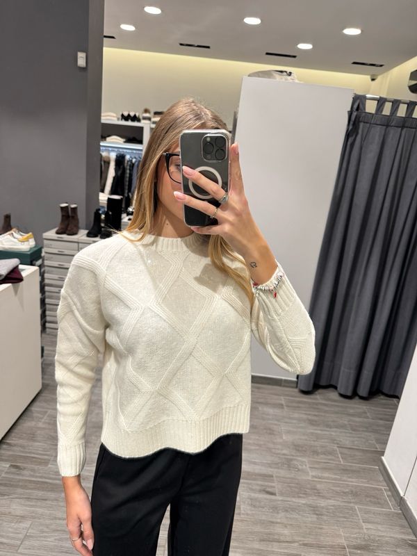 Maglia dettaglio paillettes Kaos