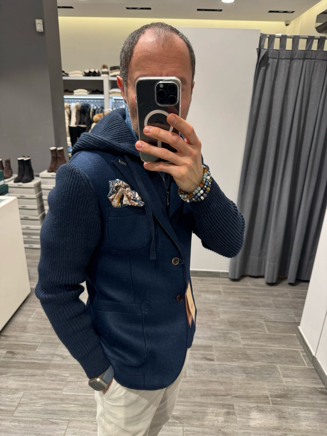 Giacca con paravento staccabile BOB