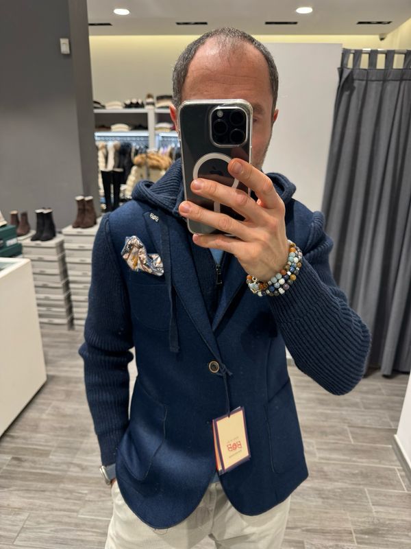 Giacca con paravento staccabile BOB