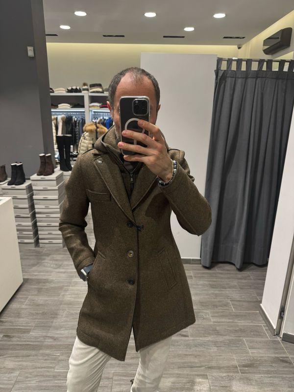 Cappotto  con paravento staccabile BOB