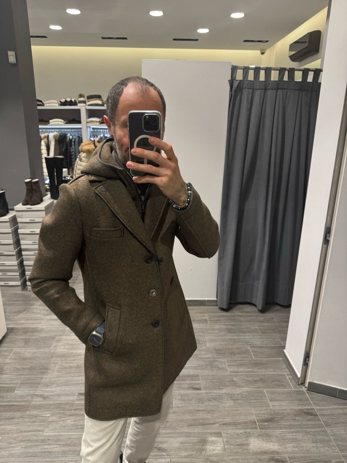 Cappotto  con paravento staccabile BOB