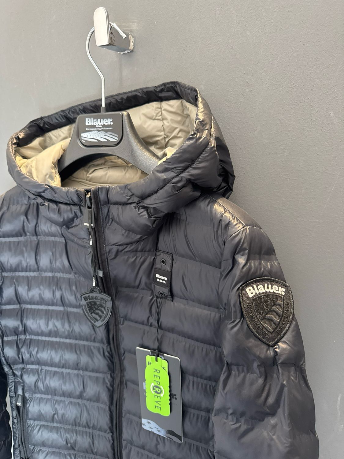 GIACCA BLAUER ECO CON CAPPUCCIO ELLIS