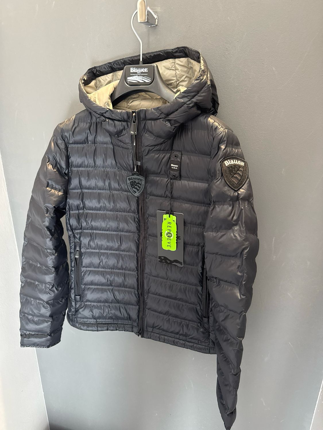 GIACCA BLAUER ECO CON CAPPUCCIO ELLIS