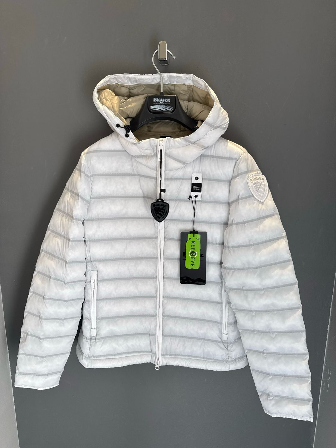 GIACCA BLAUER ECO CON CAPPUCCIO ELLIS