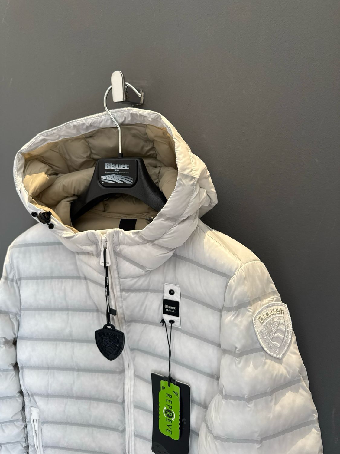 GIACCA BLAUER ECO CON CAPPUCCIO ELLIS