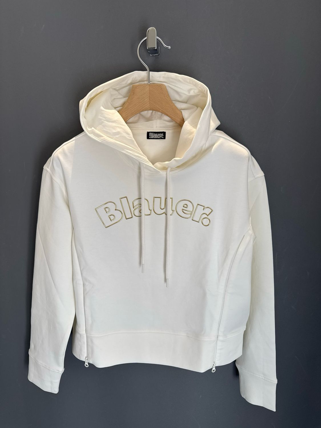 FELPA BLAUER CHIUSO CON CAPPUCCIO FAYETTE