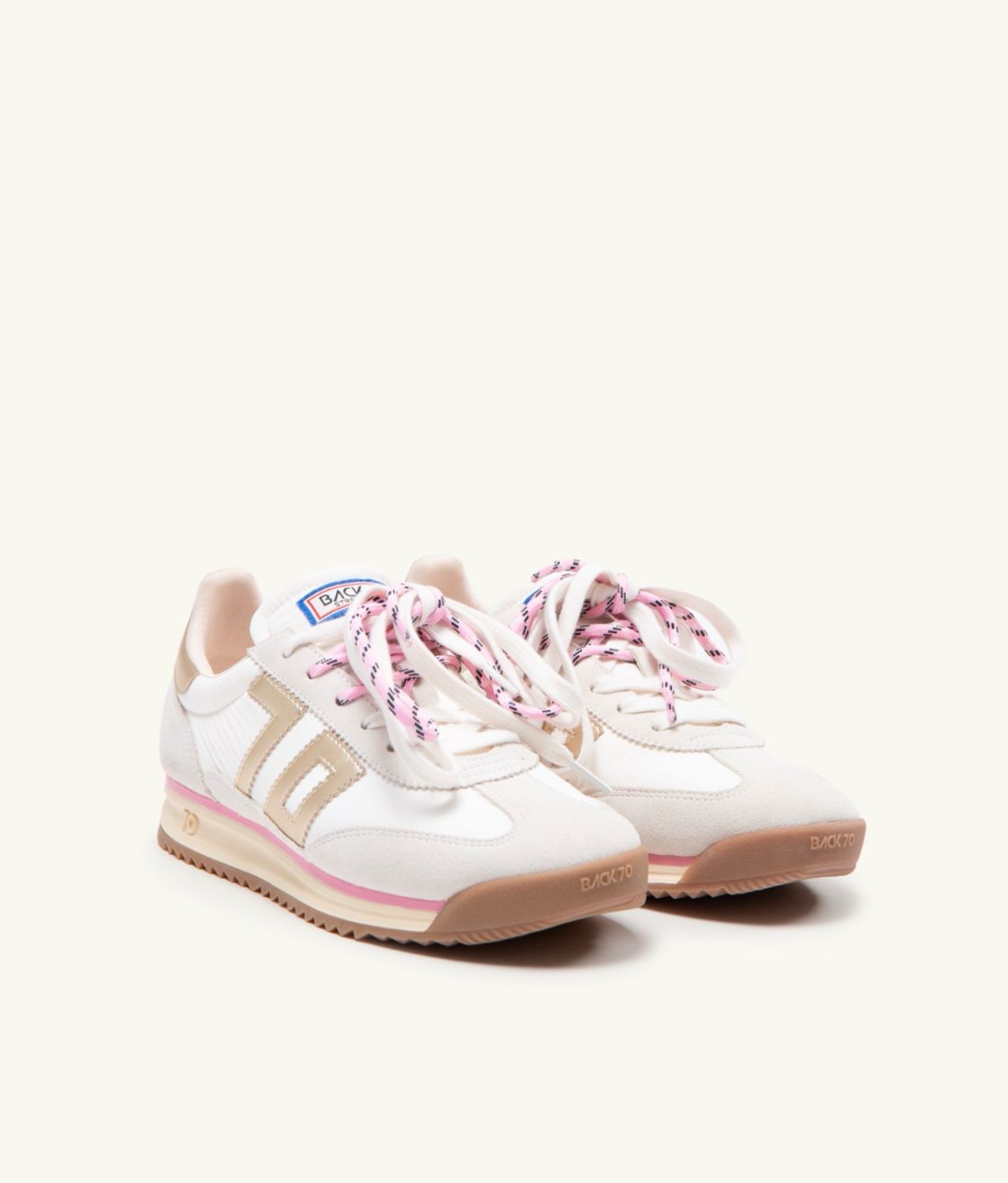 BACK70 JOGGER SPONGY NYLON WHITE