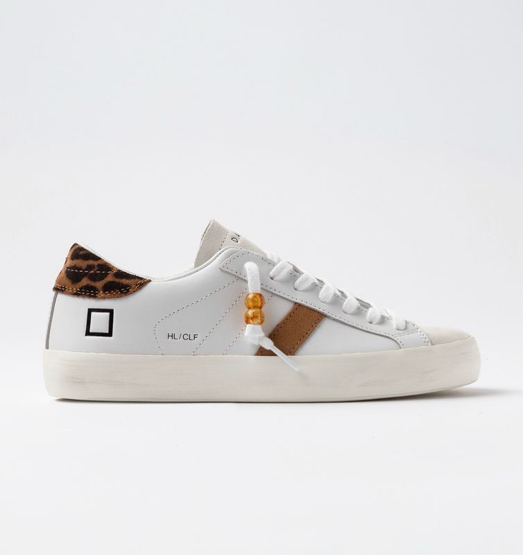 DATE HILL LOW CALF WHITE-LEOPARD