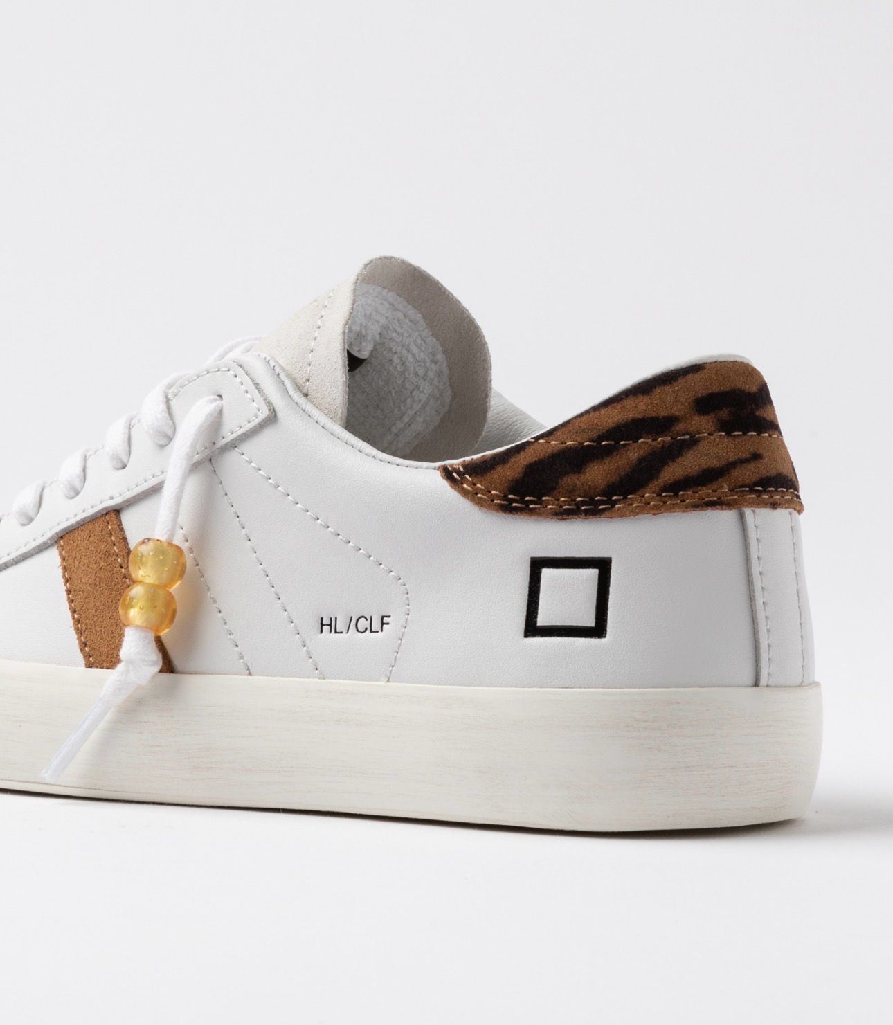 DATE HILL LOW CALF WHITE-LEOPARD