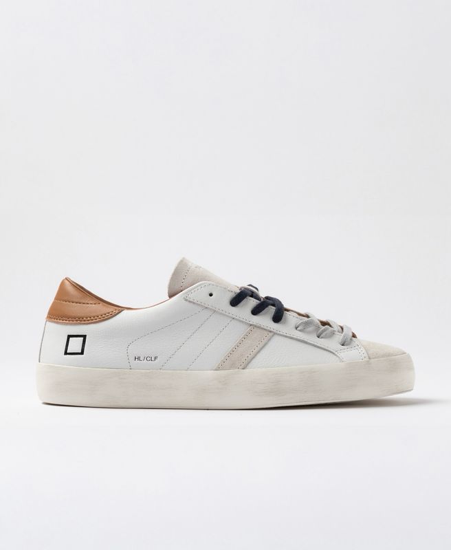 DATE HILL LOW CALF WHITE-CUOIO