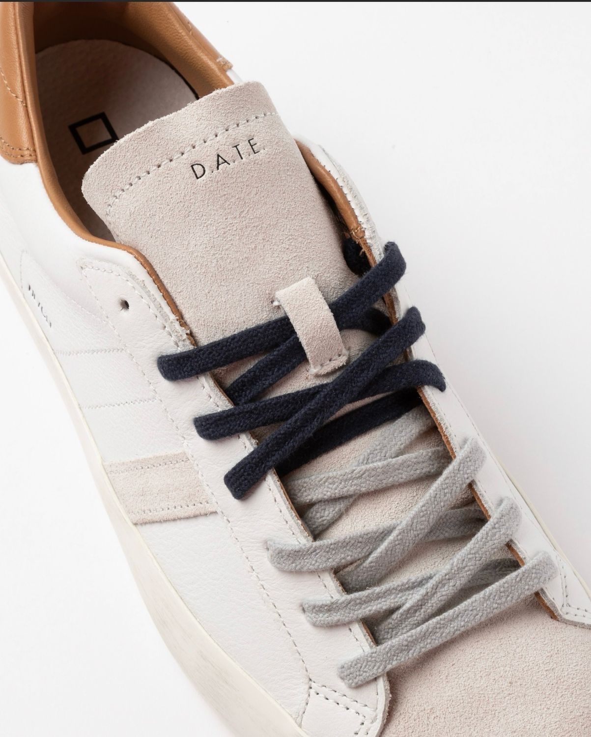 DATE HILL LOW CALF WHITE-CUOIO