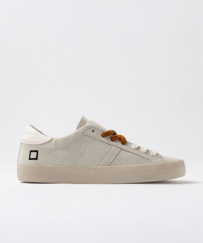 DATE HILL LOW PERFORATED COLORED IVORY