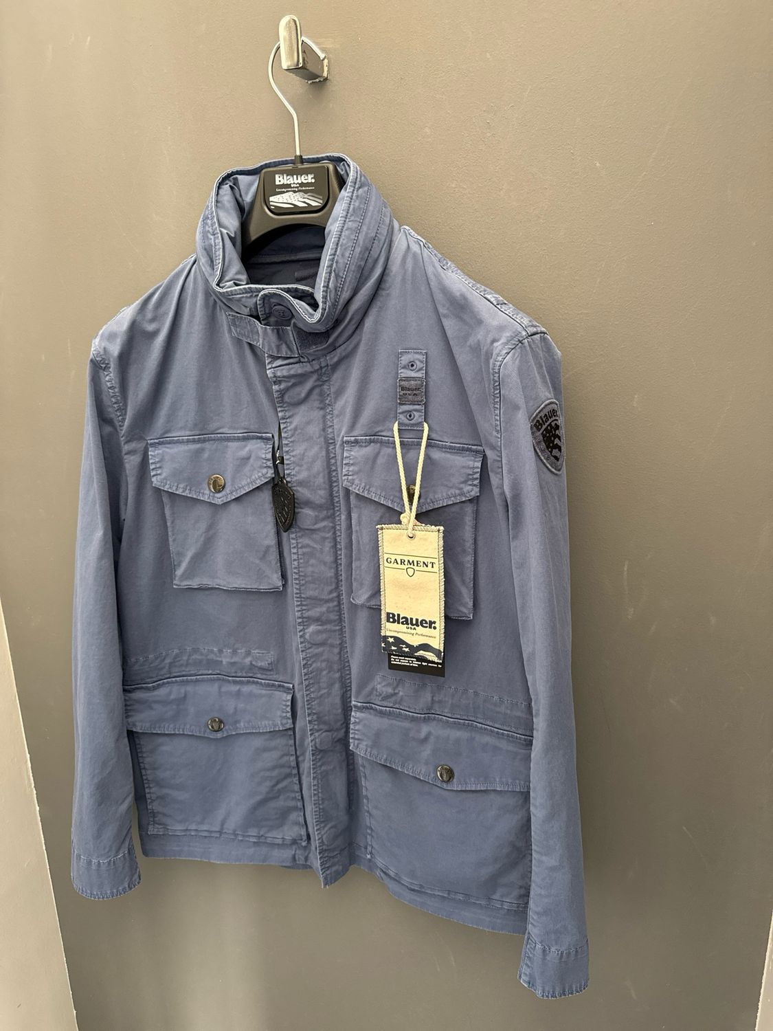 GIACCA BLAUER TINTA IN CAPO ASHMONT DYED