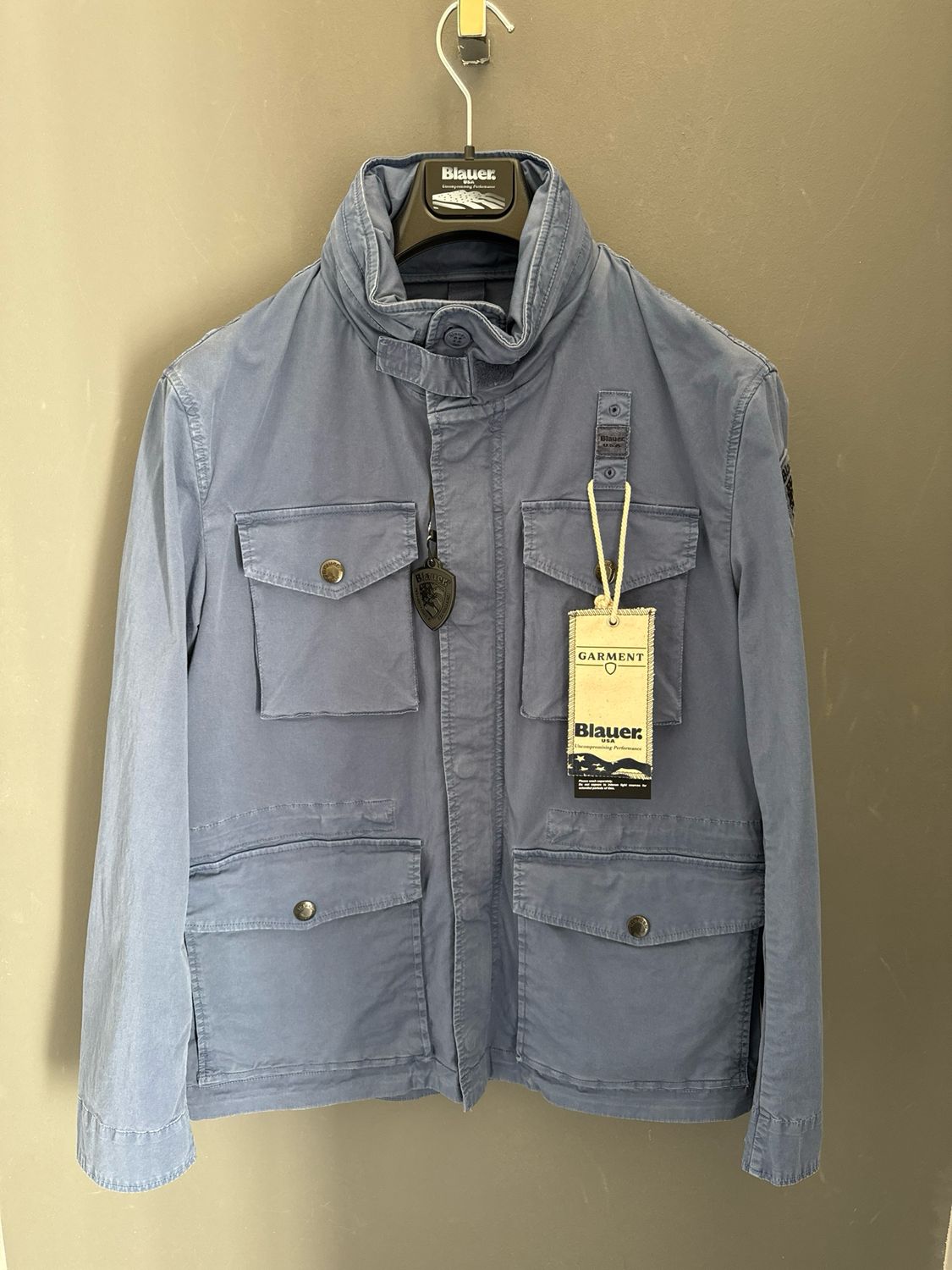 GIACCA BLAUER TINTA IN CAPO ASHMONT DYED