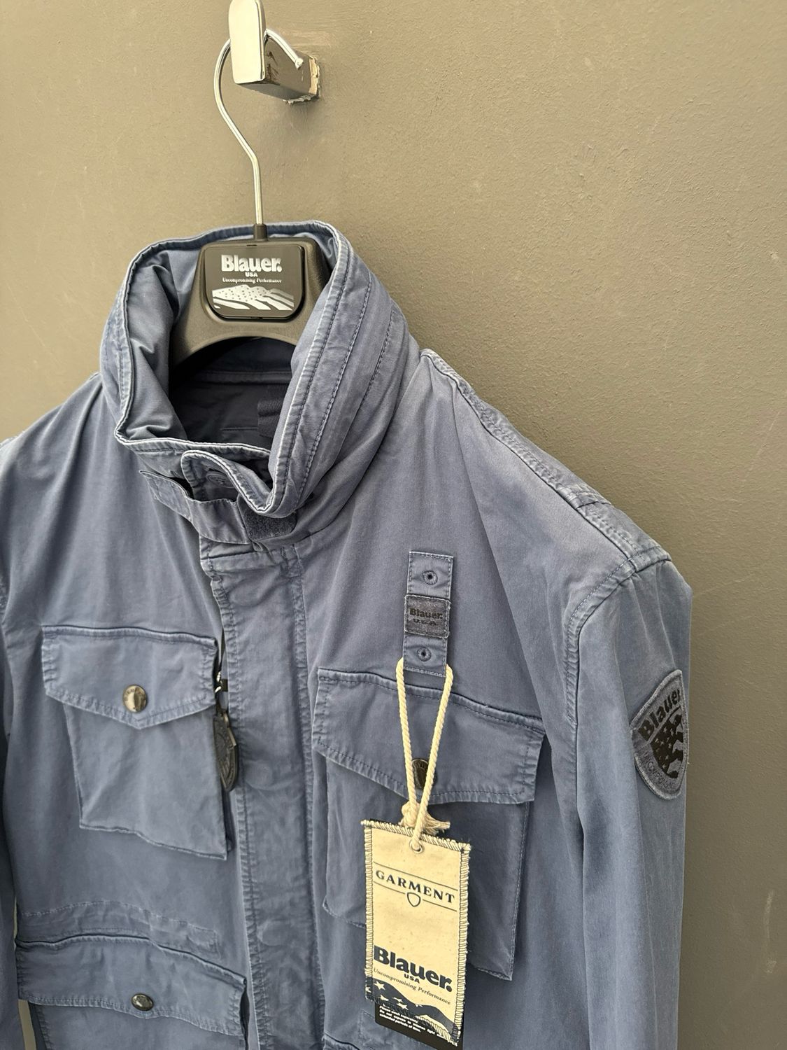 GIACCA BLAUER TINTA IN CAPO ASHMONT DYED