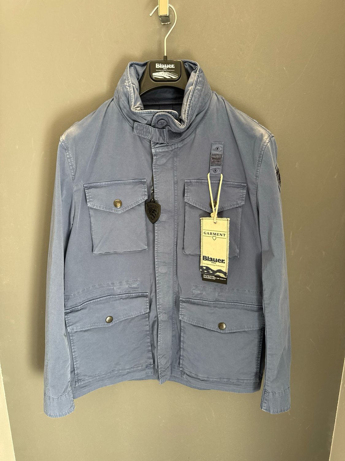 GIACCA BLAUER TINTA IN CAPO ASHMONT DYED