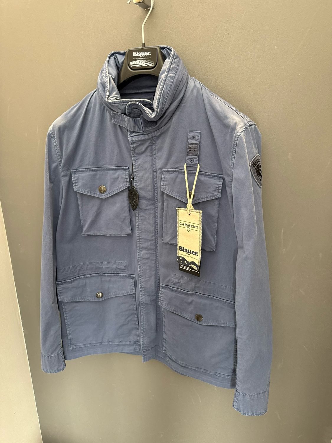 GIACCA BLAUER TINTA IN CAPO ASHMONT DYED
