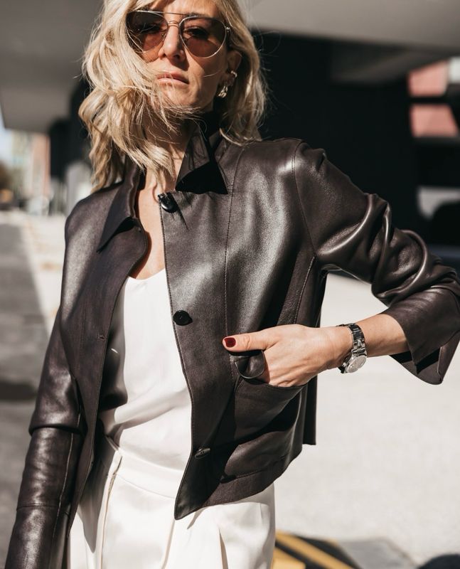 Giacca in pelle The Jackie