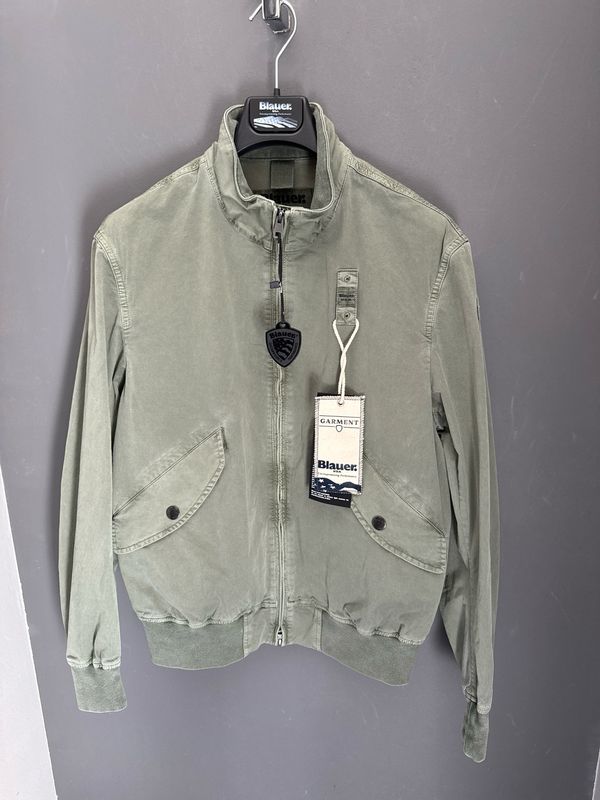 BOMBER BLAUER LEGGERO BADGER