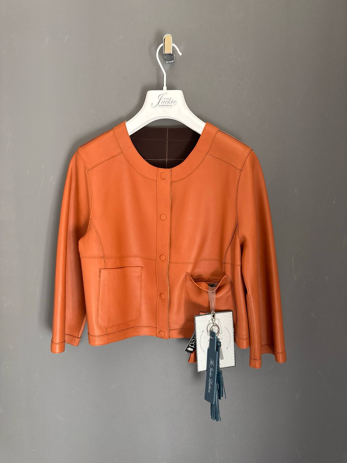 Giacca in pelle reversibile The Jackie