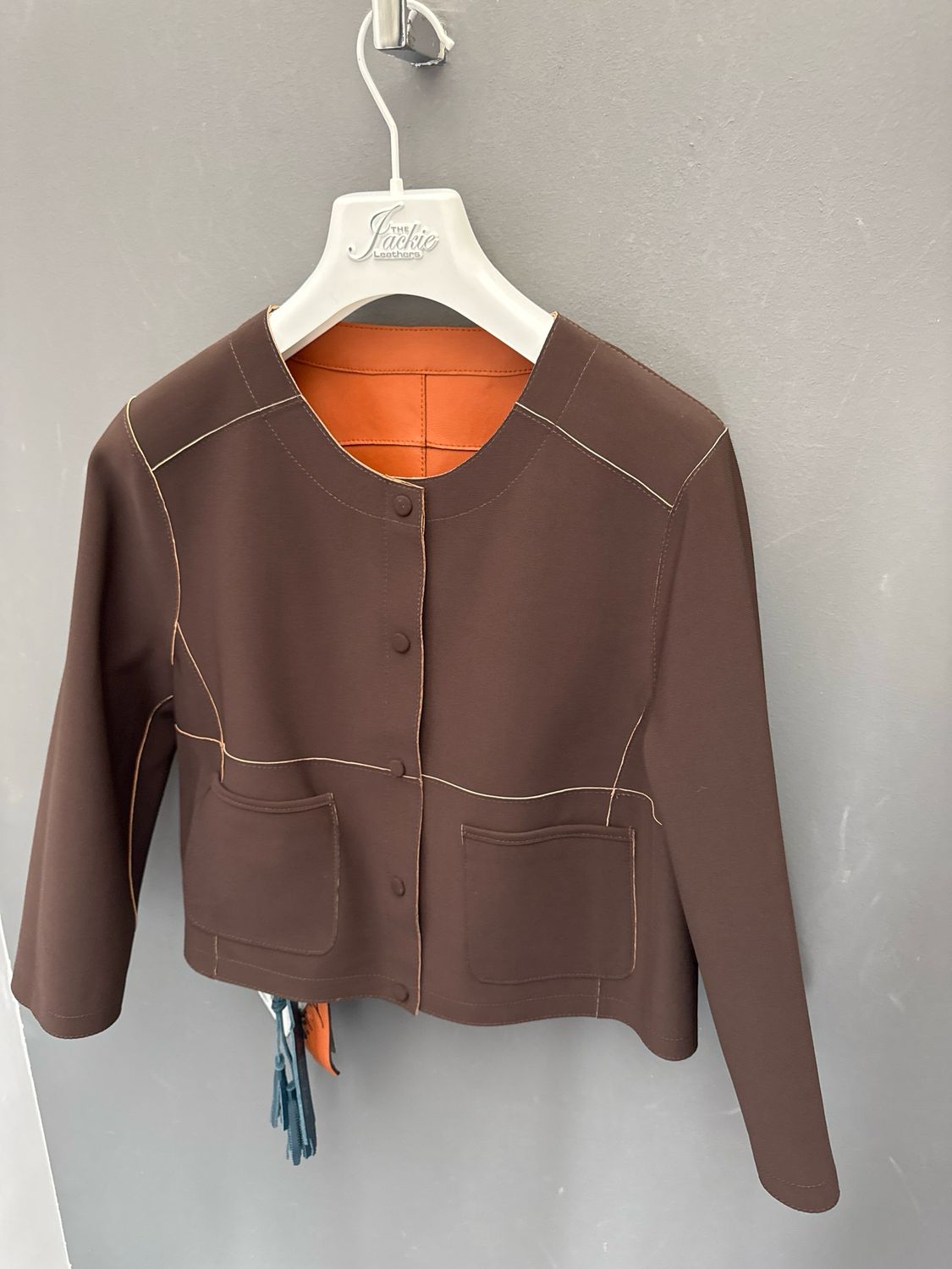 Giacca in pelle reversibile The Jackie